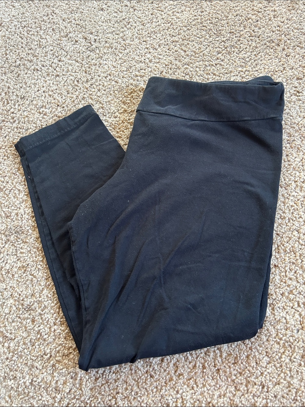 Time and Tru Black XXL High-Waist Leggings
